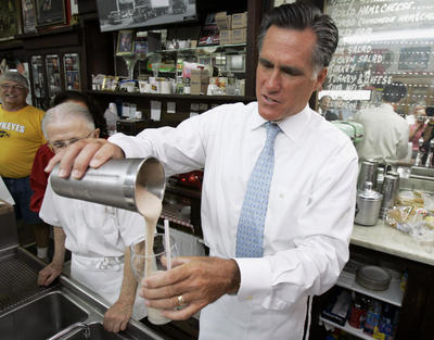 Romney milkshake