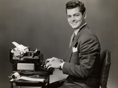george-marks-male-secretary-at-typewriter